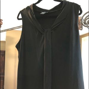Black Notations sleeveless blouse 2X